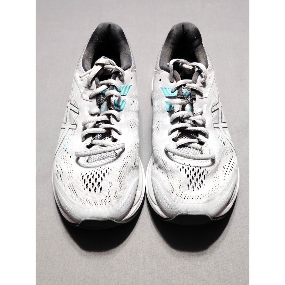 ASICS GT‑2000 7 Women’s Size 7.5 Running Shoes Gray Mesh‎ Blue Athletic Sneakers